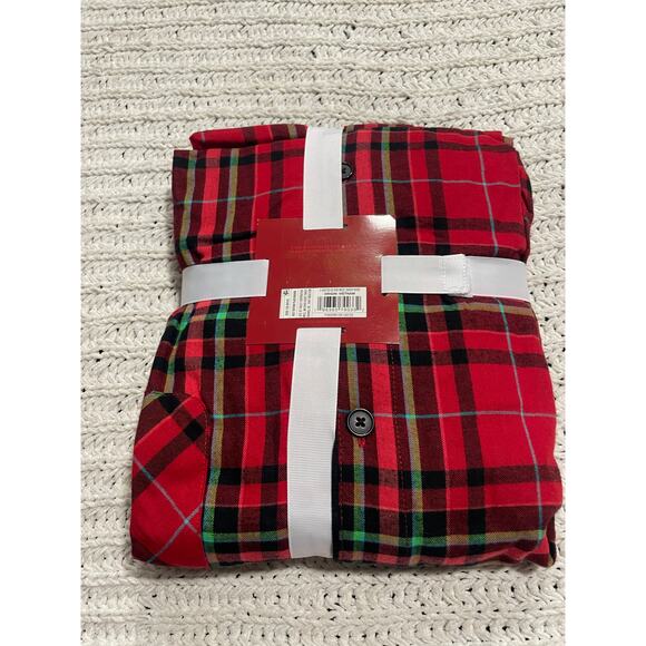 NWT Wondershop Pajamas Set Christmas Holiday Womens 4X Red Plaid Matching Pjs - Picture 3 of 4